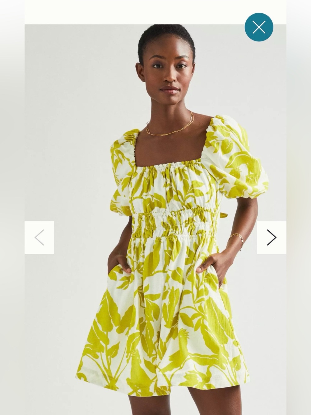 Anthropologie Tropical Dress